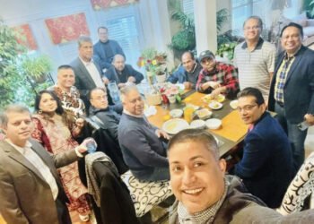 ফোবানার কেন্দ্রীয় নেতৃবৃন্দের সাথে প্রাতরাশ ও আড্ডা