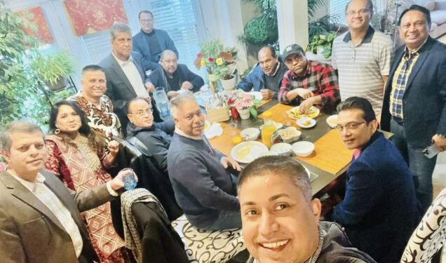 ফোবানার কেন্দ্রীয় নেতৃবৃন্দের সাথে প্রাতরাশ ও আড্ডা