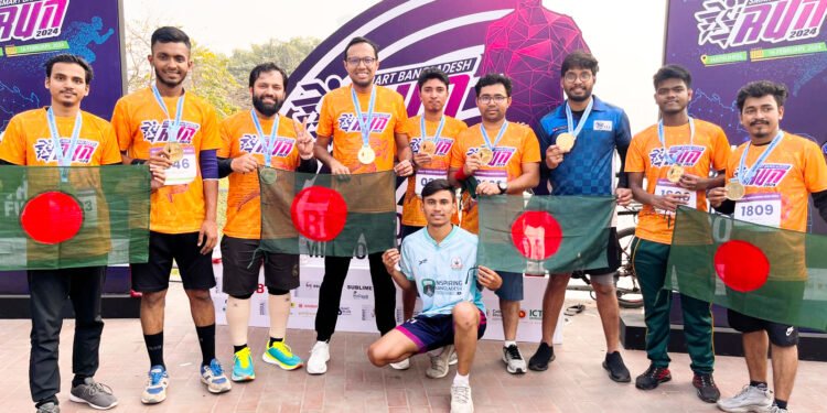 স্মার্ট বাংলাদেশ রান ২০২৪-এ ইউনিভার্সিটি অফ স্কলার্সের অংশগ্রহণ