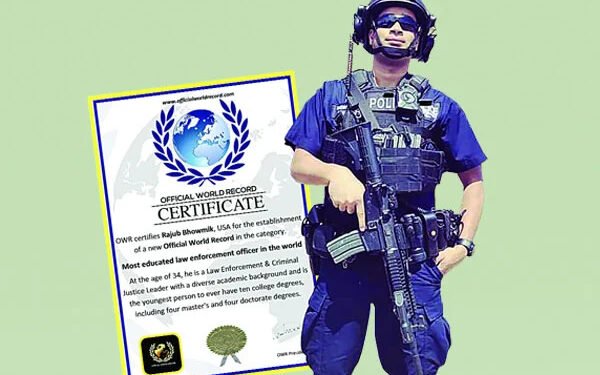 অনন্য এক বাংলাদেশী-আমেরিকান পুলিশ অফিসার রাজুব ভৌমিক