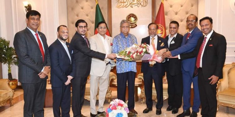 রাষ্ট্রপতির সঙ্গে এনআরবি সিআইপি অ্যাসোসিয়েশনের সাক্ষাৎ