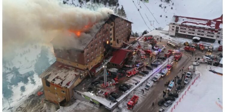 তুরস্কের স্কি রিসোর্টে অগ্নিকাণ্ডে নিহত ৬৬
